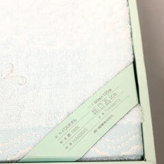 ss7866　ハナエモリ ボアシーツ＆バスタオル ブルー HANAE MORI 西川産業 シングル 冬用シーツ 起毛シーツ 水色 森英恵 寝具 シーツ 未使用品の画像