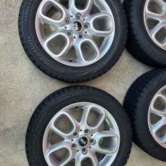 ミニ(MINI)クーパーS ホイール　スタッドレスタイヤの画像