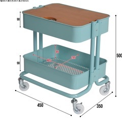 キャスター付きワゴンの画像
