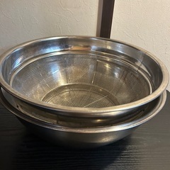 ステンレス調理用器具　ボウル2点セットの画像