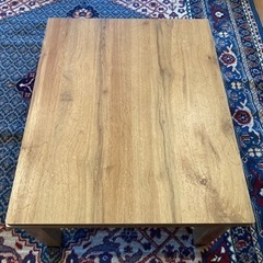 木目調こたつテーブル　75×60の画像