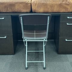 店頭引き渡し 中古 ニトリ 折りたたみチェア クロスBR 椅子 家具の画像