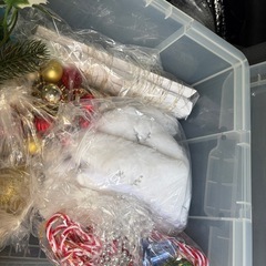 150センチクリスマスツリーオーナメント付の画像