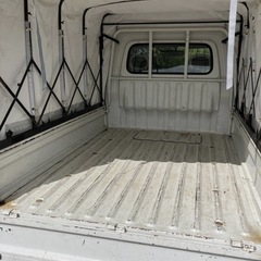 ハイゼット　幌、生地のみ　純正骨組みについてました　の画像