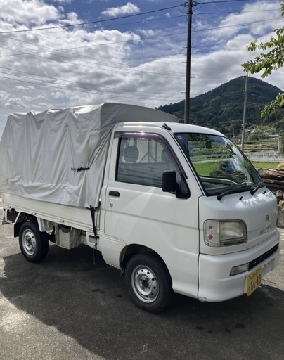 ハイゼット　幌、生地のみ　純正骨組みについてました　
