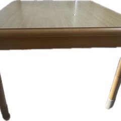 『即お渡し』『早い者勝ち』おしゃれな木製テーブル の画像