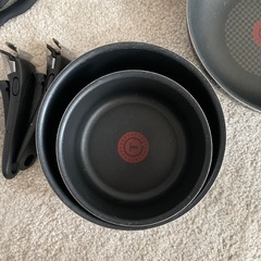 T-fal ティファール　フライパン鍋13点セット　ガス火の画像