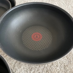 T-fal ティファール　フライパン鍋13点セット　ガス火の画像