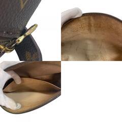 ルイヴィトン LOUIS VUITTON 化粧ポーチ モノグラム トゥールースドゥミロンド セカンド クラッチバッグ 小物入れ M47520 ブラウンの画像