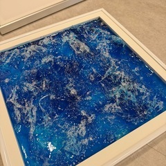 アート作品、額縁セットの画像