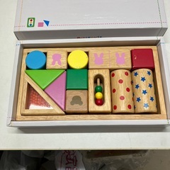 石2511-226 ミキハウス　ラトルブロック　中古の画像