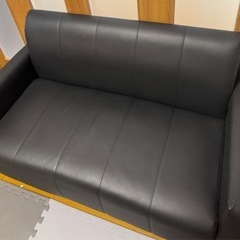 美品　レザー　ソファーの画像