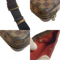 ルイヴィトン LOUIS VUITTON ボディバッグ ダミエ柄 ジェロニモス N51994 エベヌの画像