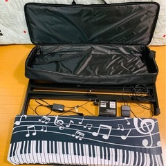 Roland JUNO-D6 ペダル・スタンド・ケース・カバー付きの画像