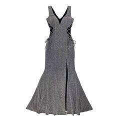 GLAMOROUS by Andy / グラマラスバイアンディ】ラメニットロングドレス キャバドレスの画像