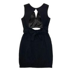 【an / アン】ハートビジュー ウエストカットアウト バックリボン タイトミニドレス キャバドレスの画像