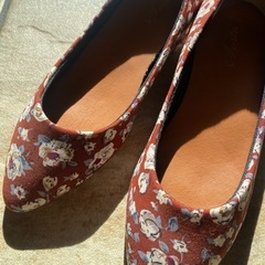 新品SESTO花柄ポインテッドトゥパンプス23.5　の画像