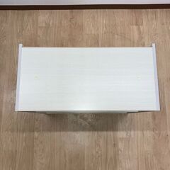 stp-3537　カラーボックス　2段　61×30×59cm　白　ホワイト　木目調　ホワイトウォッシュ　収納棚　収納ボックス　ケースの画像