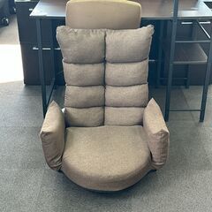 店頭引き渡し 中古 リクライニング座椅子 回転式 椅子 家具の画像