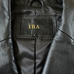 羊革ジャケット　レディースLサイズの画像