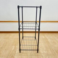 stp-3538　メタルラック　3段　44×29×67.5cm　ミニメタルラック スチールラック　収納棚　オープンシェルフ　ワイヤーラック　スチール　キッチンの画像