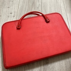 習字カバン　赤の画像
