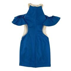 【AngelR / エンジェルアール】フリルショルダーデザインデコルテビジュータイトミニドレス キャバドレスの画像