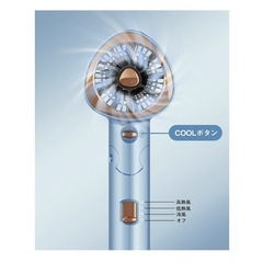 【新品未使用】ドライヤー 大風量【美容師監修】速乾 マイナスイオン 静電気抑制 コンパクトの画像