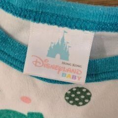 香港ディズニー　ロンパース２枚スタイセット　ジェラトーニの画像