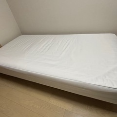 無印良品 脚付マットレス ポケットコイル シングルの画像
