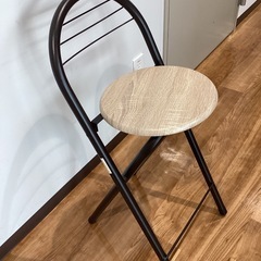 折りタタミイス（ハイチェア）【町田市再生家具】1110Bの画像