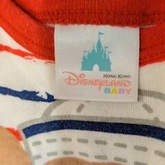 香港ディズニー　ロンパース２枚、スタイセット　ダッフィーの画像