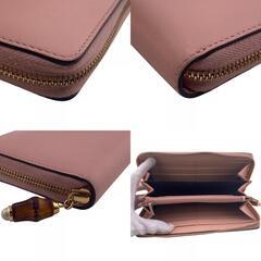 グッチ GUCCI 長財布 ニムフェア バンブー ラウンドファスナー 453158 ピンクの画像