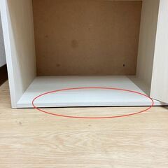 stp-3541　扉付き　カラーボックス　3段　42×29×89cm　白　ホワイトウォッシュ　収納棚　収納ボックス　収納ケース　キャビネットの画像