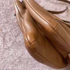 コーチ　ショルダーバッグ　レザー　ブラウンの画像