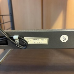 ニトリ　レンジ台　4段　コンセント付き　ブラウンの画像