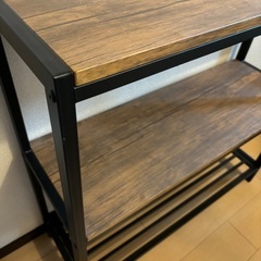 3段アイアンラック　棚　シェルフの画像