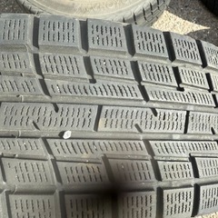 4穴ホイールセット 4本 4×100 スタッドレスタイヤ付きの画像