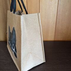 黒猫イラスト　トートバッグ　新品未使用の画像