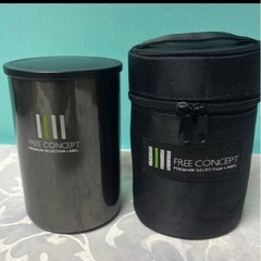 新品未使用　アラジン2層式タンブラー330ml ・used品SKATERスープジャー200ml ケースつきの画像