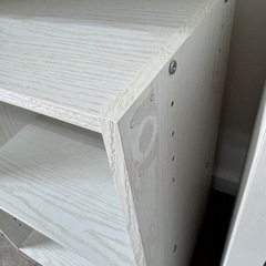 カラーボックス2段　ホワイト　の画像