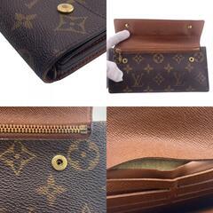 ルイヴィトン LOUIS VUITTON 長財布 モノグラム ポルトフォイユ アコルディオン M58008 ブラウンの画像
