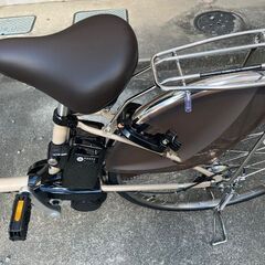 新車！　パナソニック　26インチ電動アシスト　ビビ・DX　マットベージュ　内装3段　鹿児島市の画像