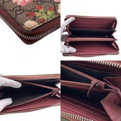 グッチ GUCCI 長財布 GGブルームス ラウンドファスナー 404071 ピンクの画像