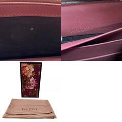 グッチ GUCCI 長財布 GGブルームス ラウンドファスナー 404071 ピンクの画像