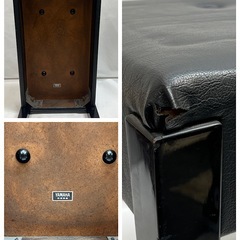 売り切りセール！ヤマハ ピアノ用 ベンチ椅子 エレクトーン 幅660×奥行き363×高さ485mm ブラック 
の画像