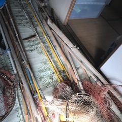 小舟と浮、竿太いの画像