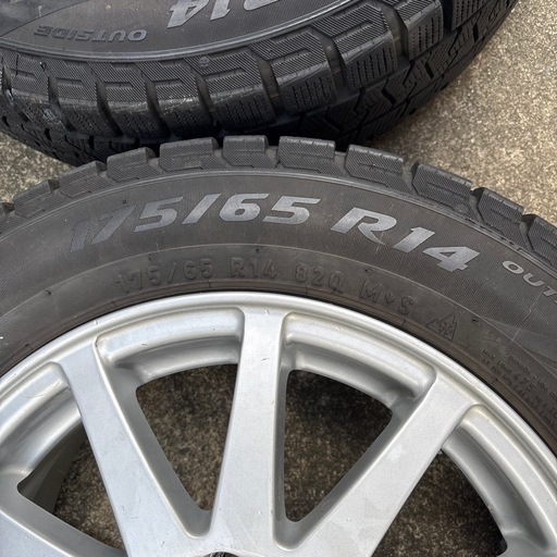 175/65 R14アルミホイール付スタッドレスタイヤPHILLERI