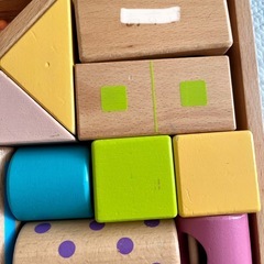 音が鳴る積み木（名入り）の画像