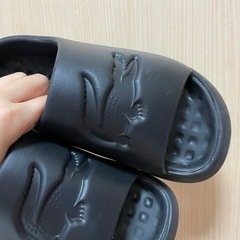 ラコステ　ボリュームサンダル　厚底の画像